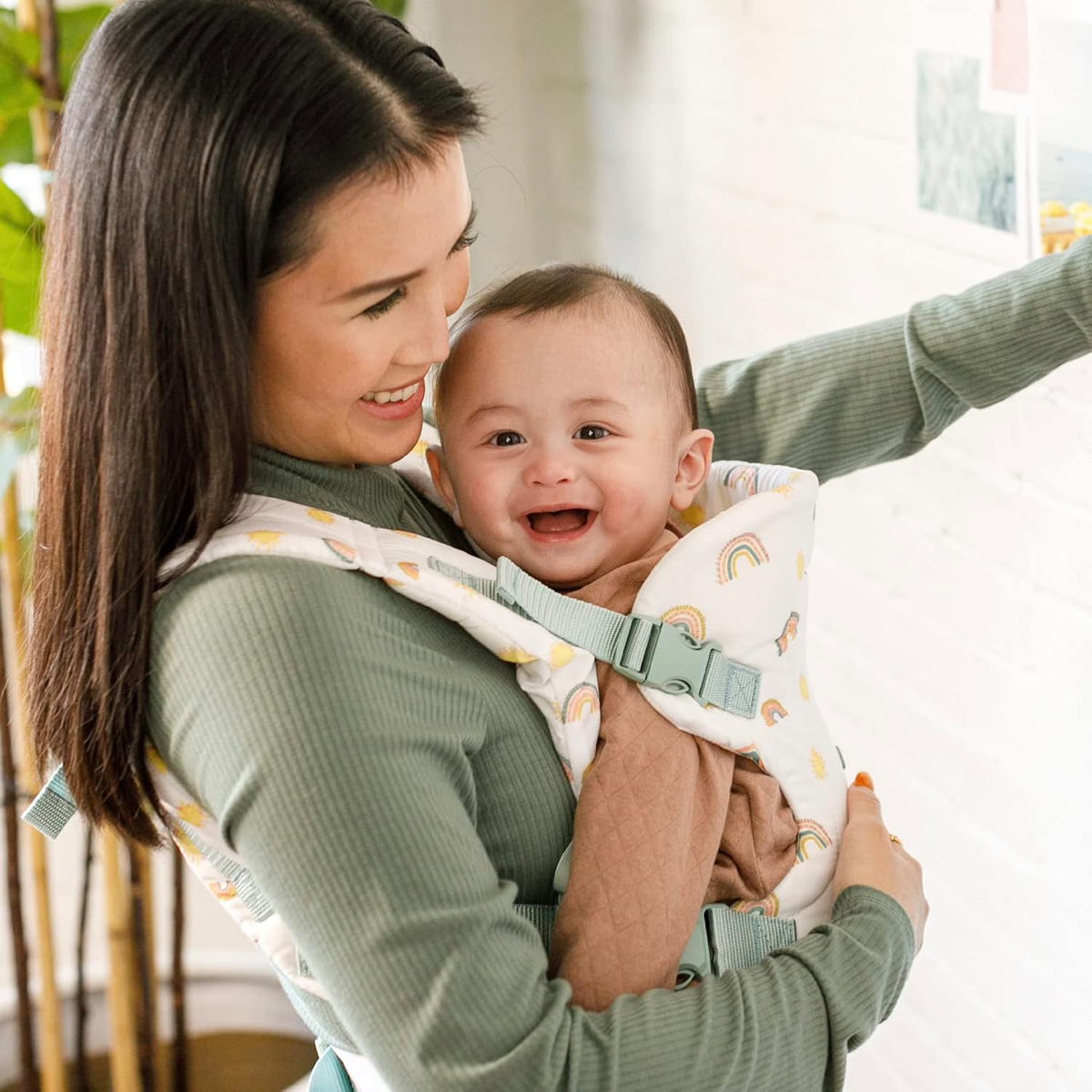 INFANTINO Portabebés ergonómico Flip 4en1 3-14,5kg portátil