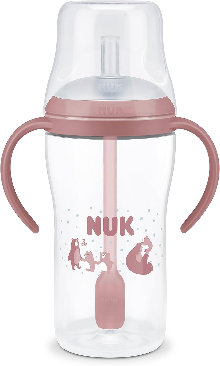 NUK Perfect Match lonček s slamico 260 ml 8m+