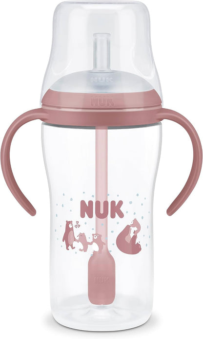 NUK Perfect Match lonček s slamico 260 ml 8m+