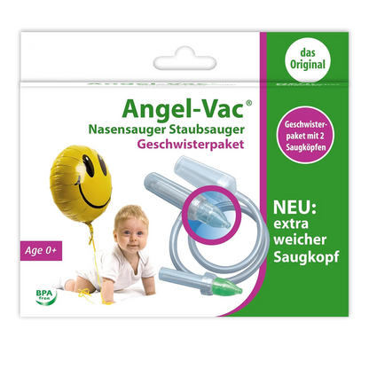 ANGEL-VAC aspirador manual para la nariz + 2 boquillas