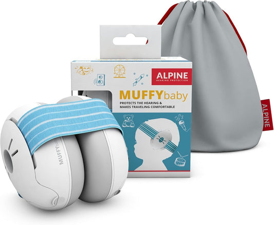 ALPINE Muffy Protezione Acustica per Bambini 0-36 Mesi 23db + Custodia