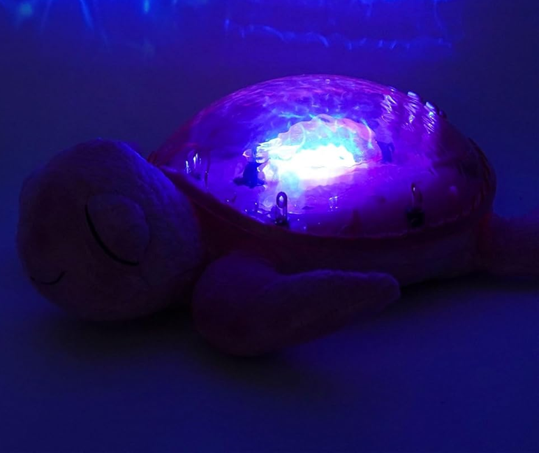 Proyector con melodías y sonidos Tortuga Tranquila 25 x 28 cm