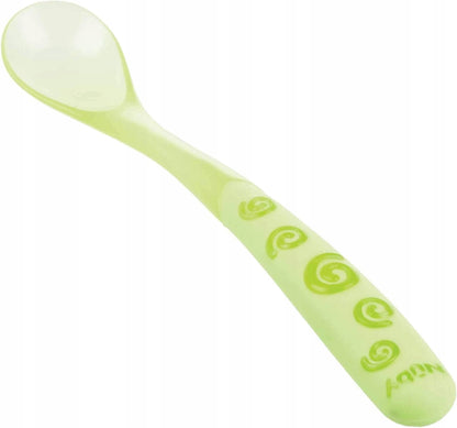NUBY žličke z mehko konico in dolgim ročajem 6 m+ 3 kosi