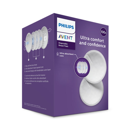 Dischetti assorbilatte monouso Philips Avent bianchi, 100 pezzi
