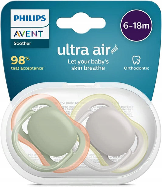 PHILIPS AVENT Ultra Air fopspenen x 2 6-18 mnd