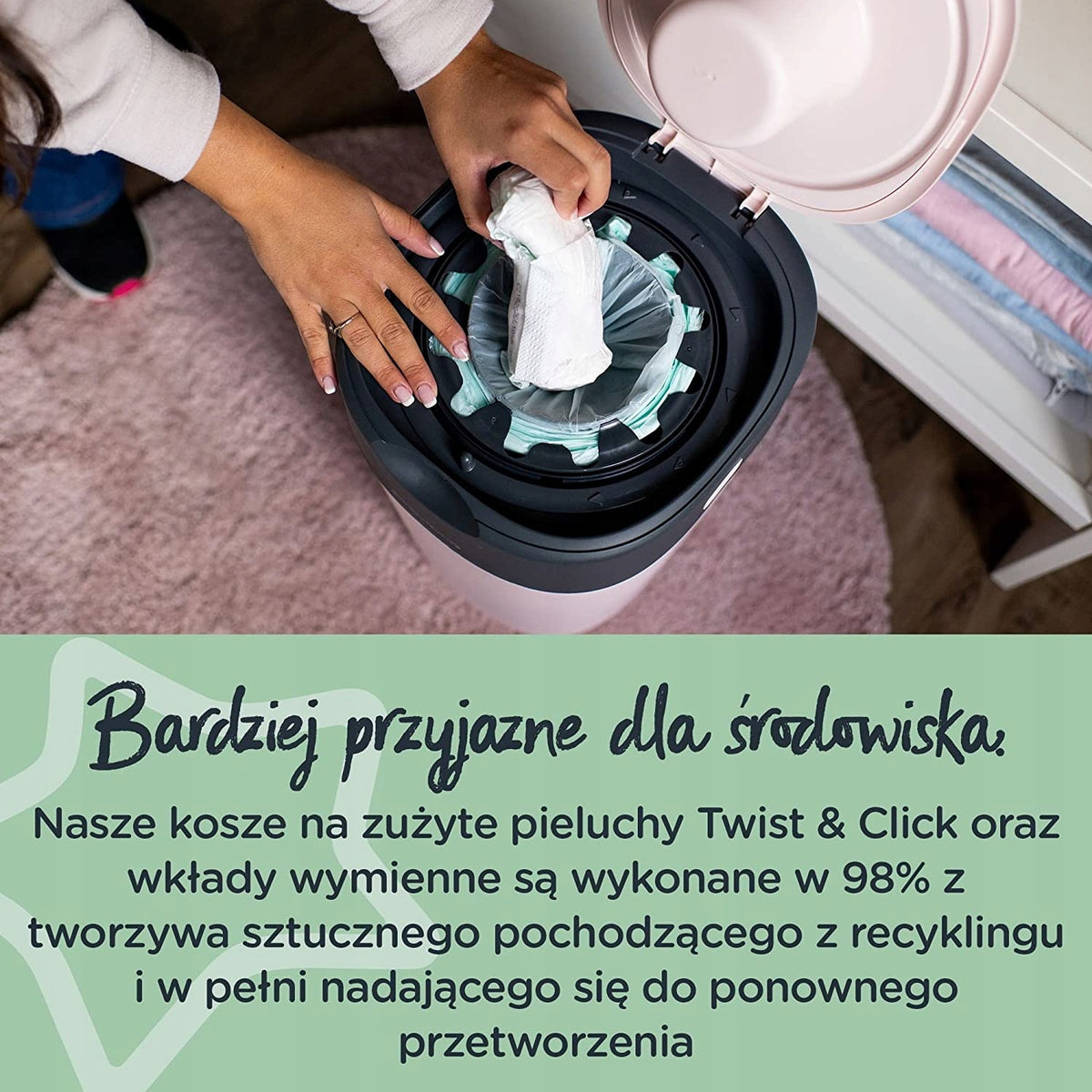 TOMMEE TIPPEE Twist&Click cubo para pañales
