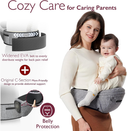 MOMCOZY nosilni sedež za boke do 20 kg