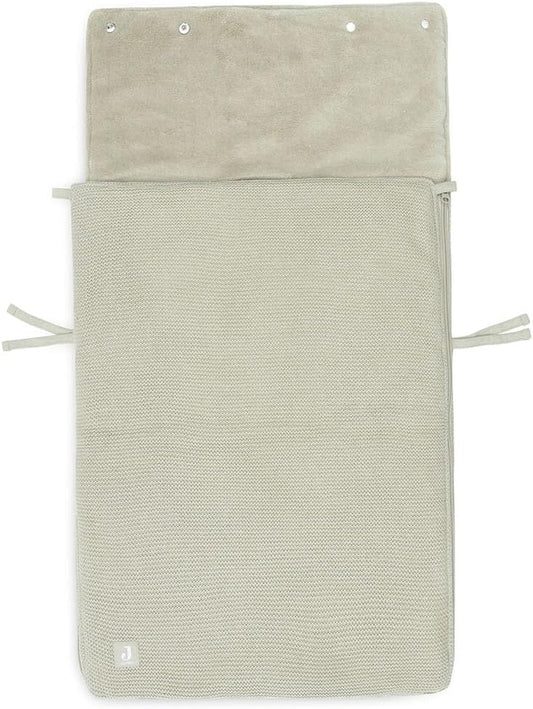 Jollein Basic Knit spalna vreča za voziček olivna