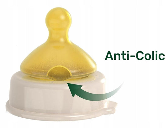 NIP Cherry Green bottiglia in vetro con tettarella in lattice misura M 240 ml