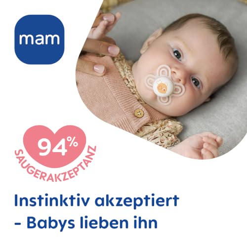 MAM Perfect Start silikonska duda, 0-2m, x2