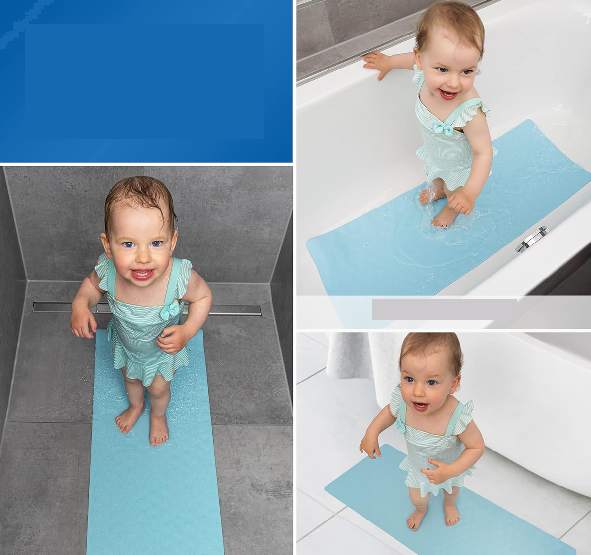 MyHappyBath XXL alfombrilla antideslizante para bañera y ducha 36x97 cm