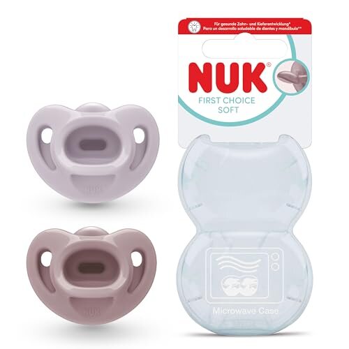 NUK First Choice Soft šidítka 2 ks 0–6 měsíců