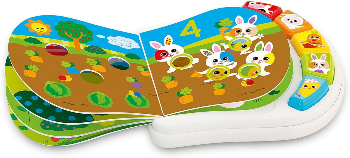 CHICCO Counting Farm libro educativo electrónico 19 x 19,5 cm para niños
