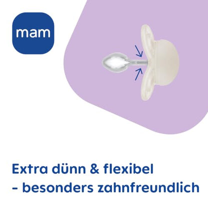 MAM Perfect Start silikonska duda, 0-2m, x2