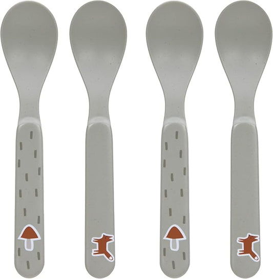 LASSIG set di cucchiaini per neonati 6m+ x4 Little Forest Fox