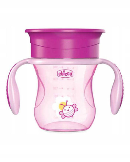CHICCO Perfect First lonček proti polivanju 200 ml 360° 12 m+