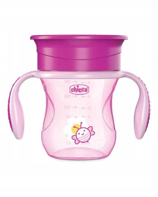 CHICCO Perfect Cupdrip cup 360 °age 12 m+colour pinkcapacity 200 mlmaterials polypropylene