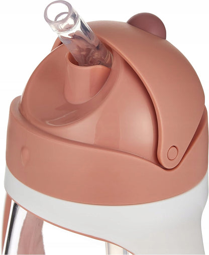 BEABA Straw Cup copo antivazamento de tritan com palhinha 300 ml 8 m+