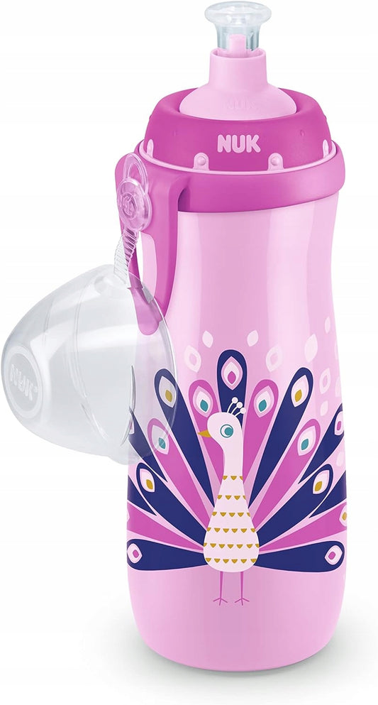 NUK Sports Cup BOTTIGLIA 24 m+ beccuccio push-pull 450 ml EFFETTO CAMALEONTE