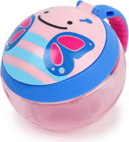 SKIP HOP Zoo Snack Cup recipient pentru gustări FLUTURE 222 ml