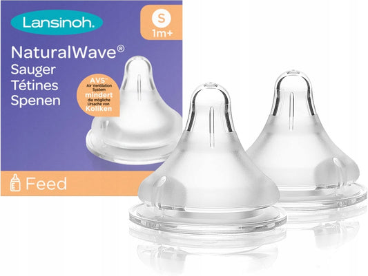LANSINOH NaturalWave tettarelle per biberon 1m+ S