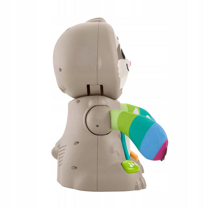 FISHER-PRICE interaktywny LENIWIEC j. francuski, kolorowy zabawkowy leniwiec Linkimals z melodiami