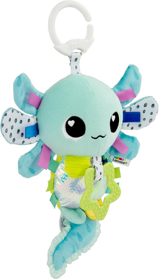 LAMAZE barnevogns- og tremmesengsophæng Alice Axolotl 30cm 0-6mdr.