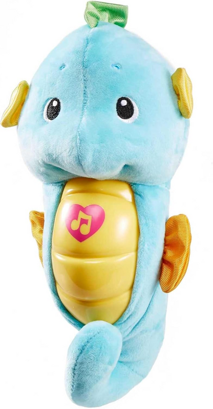 FISHER-PRICE peluche con melodías, sonidos y luz CABALLITO DE MAR para bebés