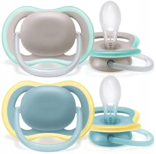 PHILIPS AVENT Ultra Air smoczki x 2 18msc+ silikonowe smoczki uspokajające w etui, modne kolory