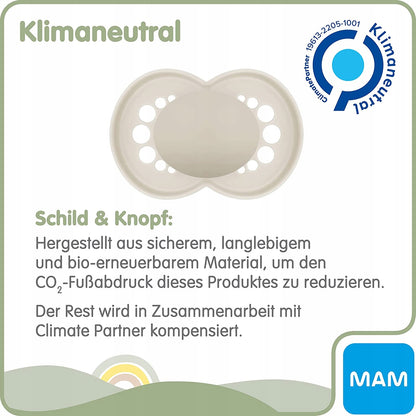 MAM PURE upokojujúci cumlík x2 6-16 mesiacov + box