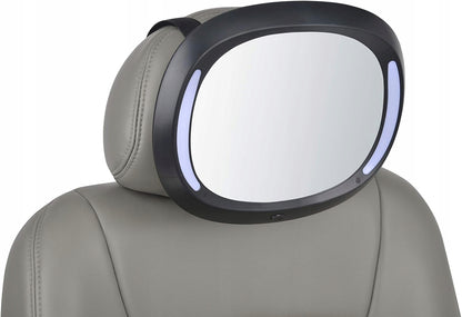 ALTABEBE Luxus Rücksitzspiegel mit LED-Beleuchtung + FERNBEDIENUNG