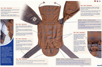 HOPPEDIZ hop-tye ergonomické nosidlo