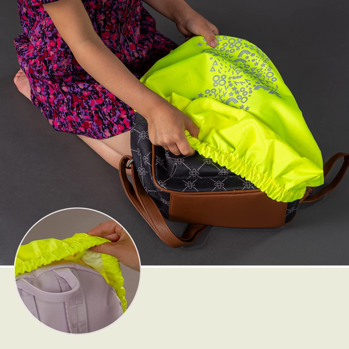 REER MyBuddyGuard wasserdichte reflektierende Rucksackhülle bis 20 Liter