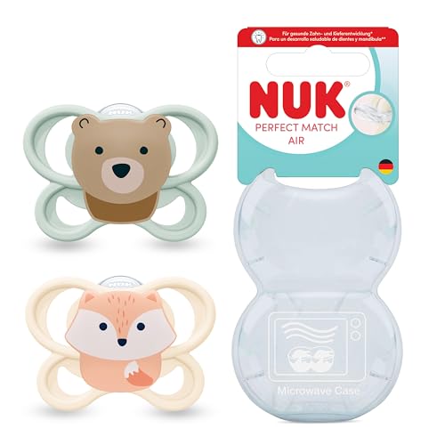 NUK Perfect Match Air pomirjujoče dude 0-6m x2