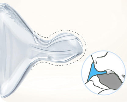 NUK First Choice+ nappflaska 300 ml napp M medelflöde 0-6 mån HJÄRTAN