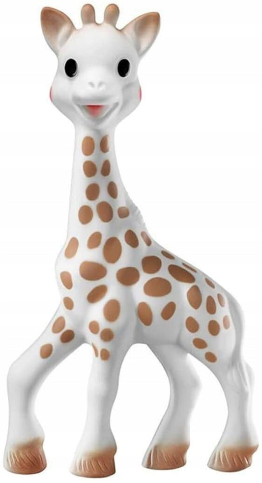 GIRAFFE SOPHIE babyset natuurlijke bijtring rammelaar hanger