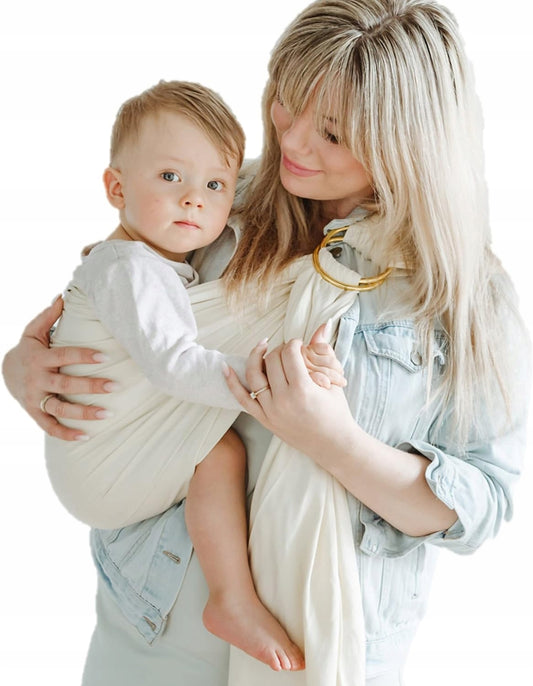 SHABANY fascia ad anelli per portare il bambino COTONE BIOLOGICO
