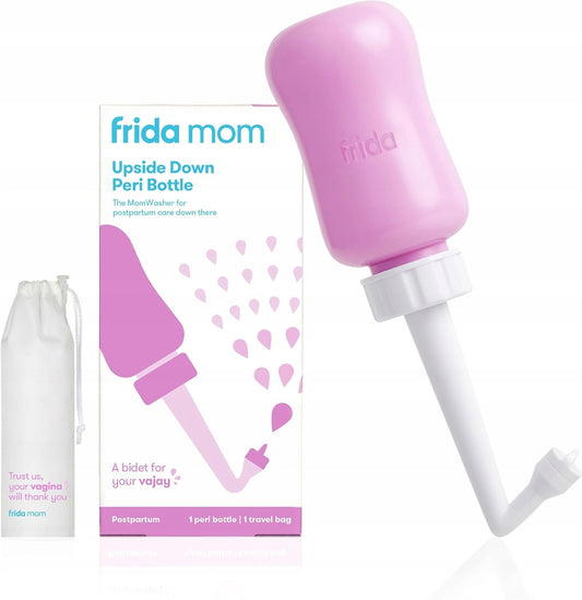 FRIDA Mom шише за следродилна хигиена Peri 295 ml + калъф