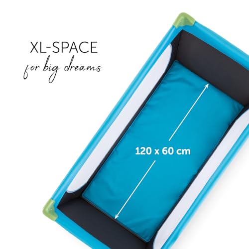 Hauck Dream N Play berço de viagem Waterblue 120x60 cm