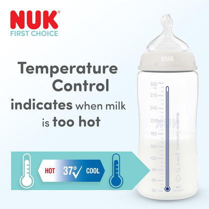 NUK First Choice Perfect Start zestaw butelek 0-6m 8 elementów, butelka antykolkowa z Temperature Control