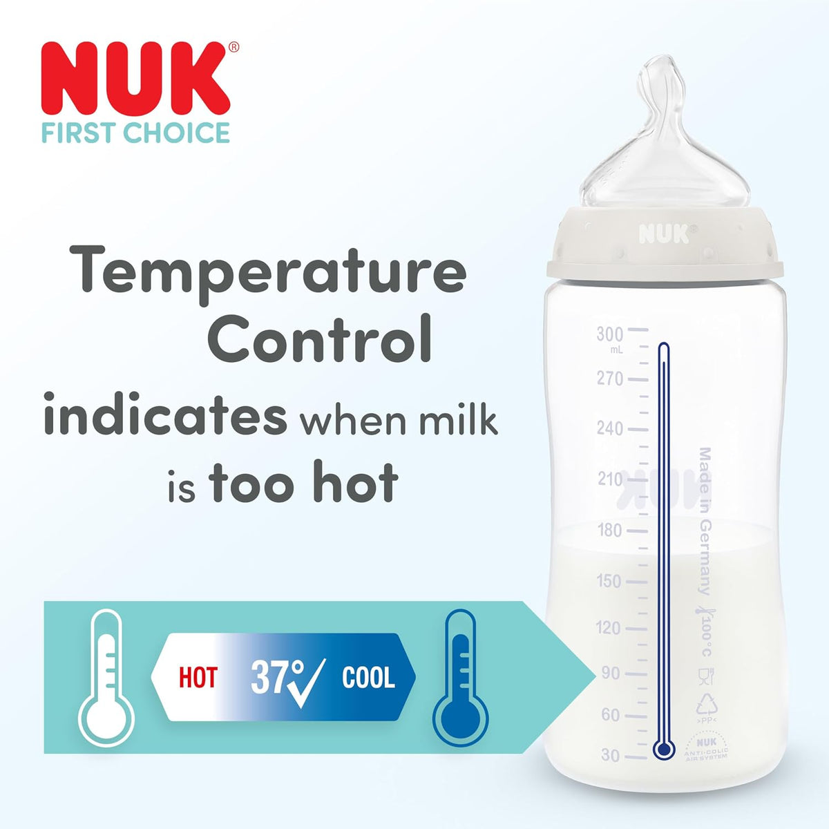 NUK First Choice Perfect Start komplet stekleničk 0-6m 8-delni