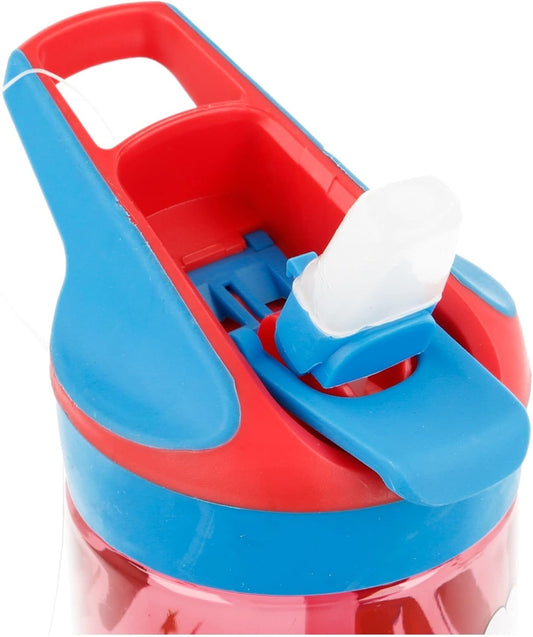 STOR Psi Patrol Tritan-Trinkbecher mit ausziehbarem Strohhalm, auslaufsicher, ab 3 Jahren, 620 ml