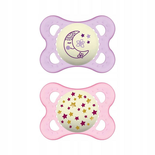 MAM Original Night Schnuller x2 2-6m leuchtend KAUTSCHUK