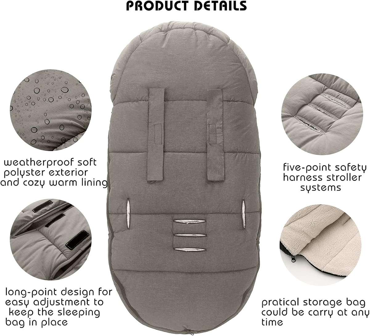 MIRACLE BABY saco universal para cochecito 90x48 cm