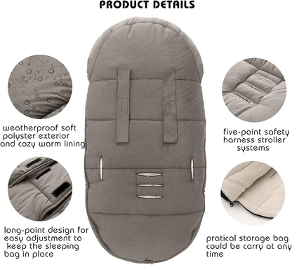 MIRACLE BABY saco universal para cochecito 90x48 cm