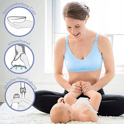 MEDELA podprsenka na dojčenie KOMFORT + vložky S