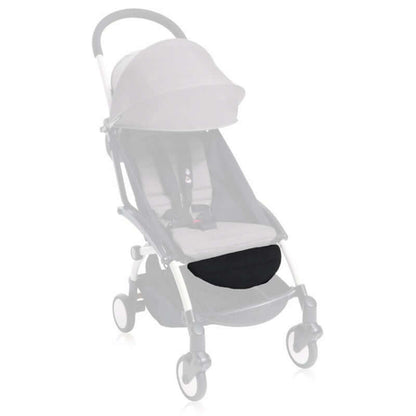 BABYZEN podnóżek do wózka Yoyo, Yoyo +, Yoyo 2, czarny, wygodny i regulowany podnóżek do wózka
