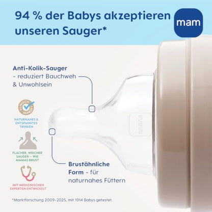 MAM Easy Start steklenički proti kolikam 0+ 160ml x2