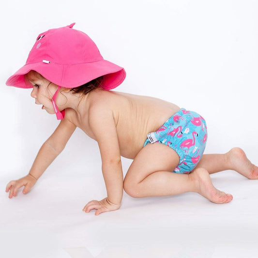 ZOOCCHINI pannolino da bagno + cappello 3-6 mesi