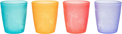 Vaso de aprendizaje NIP 250 ml 4 unidades 12 m+